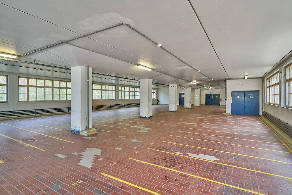 Räumlichkeiten im Kreislaufhaus vor der Sanierung